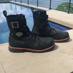 Harley Davidson motorcycle boots